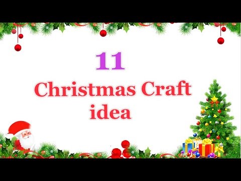 11 Christmas decoration idea made with low budget step by step | DIY Christmas craft idea????212