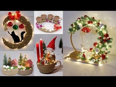 7 Jute craft Christmas decorations ideas, 7 Christmas decoration ideas