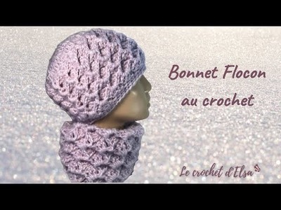 Bonnet Flocon au crochet