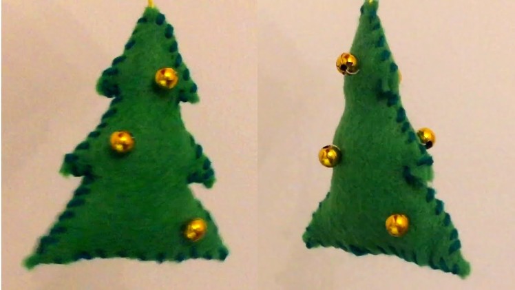 Christmas Craft for Kids - Beginners Christmas Decorations - Christmas Decor - Felt Christmas Tree