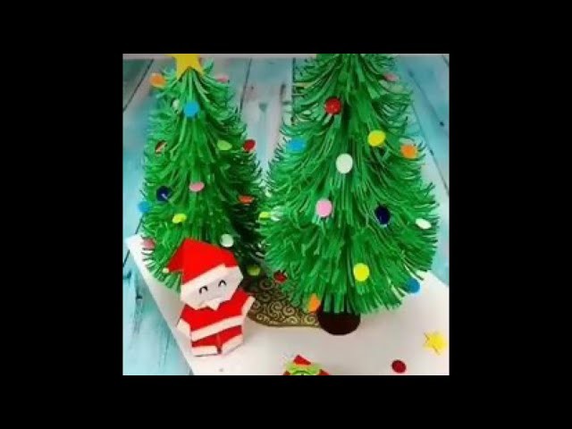 Christmas crafts with paper ||chritmas craft???? #Shorts #youtubeshorts #youtube #viral #trending