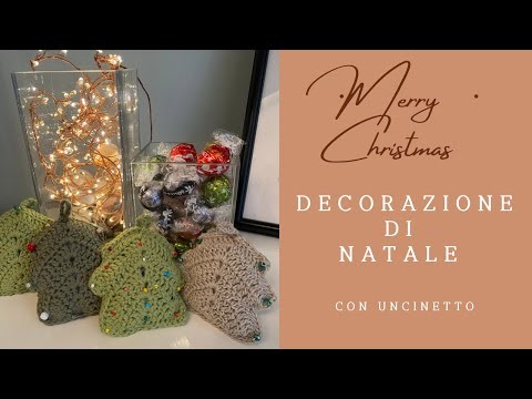 Creare addobbi natalizi con all'uncinetto????????????#christmas #crochet