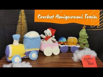 Crochet Amigurumi Train| Christmas Crochet| Heart and Craft