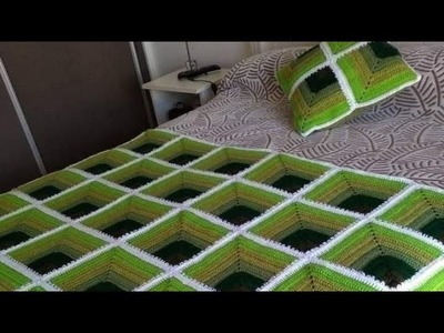 Crochet newest 3D ???? bed sheet design 2k22 catalogue