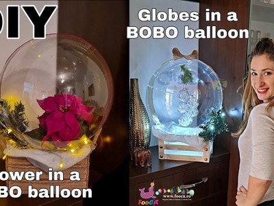 DIY Cutting and Resealing BOBO balloon to put Flowers or different objects inside. TUTORIAL