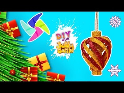 Easiest Way to Make Christmas Decorations | Cool Idea of Christmas Baubles | DIY Christmas Ornaments