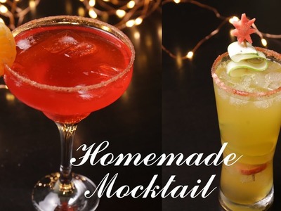 Homemade Mocktail Recipe ! Christmas & New Year Special Mocktail Recipe