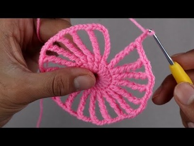 How to crochet motif simple and easy for beginners