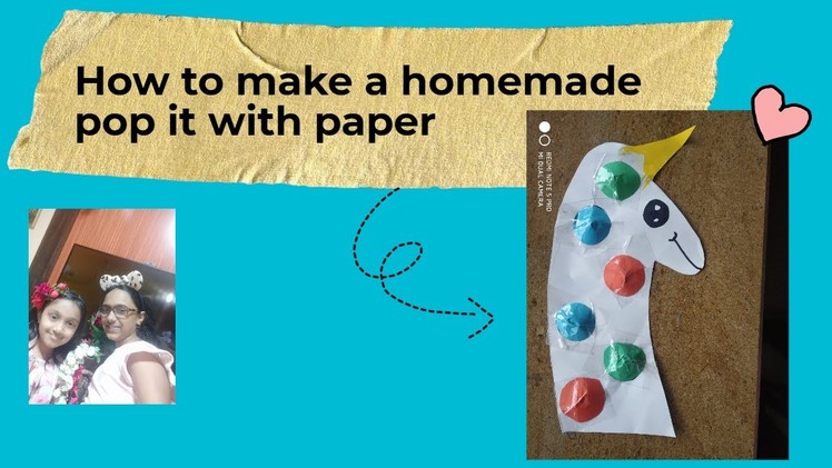 How to make a pop it at home with paper