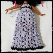 PATTERN: Lol BTW Doll Lucy Crochet Gown Dress by GothDollie