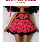 PATTERN: Lol BTW Doll Lucy Crochet Gown Dress by GothDollie