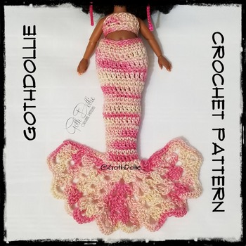 PATTERN: Lol BTW Tweens Mermaid Outfit Crochet Pattern by GothDollie