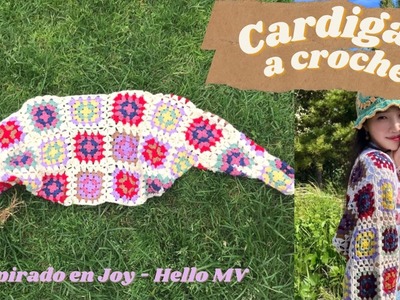 Mi primer tutorial! Cardigan inspirado en Joy - Hello MV | Crochet Tutorial