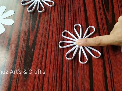 Paper Flower Wall Decoration -Home Decoration Ideas-Paper Craft-DIY#diy #papercraft #walldecorideas