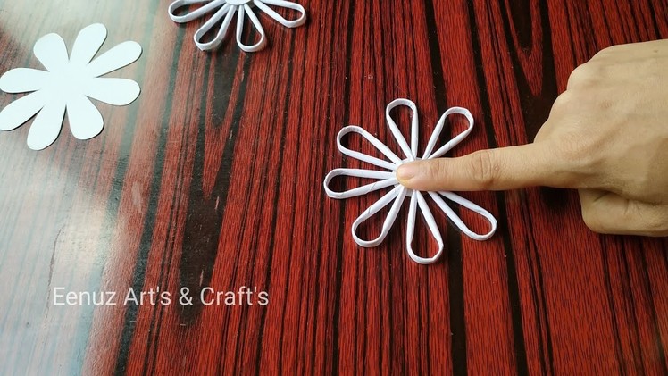 Paper Flower Wall Decoration -Home Decoration Ideas-Paper Craft-DIY#diy #papercraft #walldecorideas
