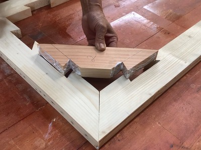 The Ultimate Carpenter's Craftsmanship. How To Build A Table With Extremely Strong Joints