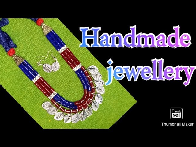 Silver Jewellery।Oxidized Jewellery Set।DIY Handmade Necklace।Mithur Monikotha