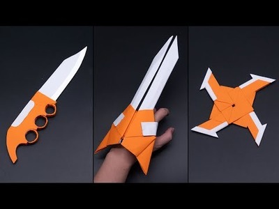 03 Easy Origami Paper Ninja Weapons