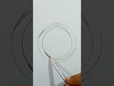 How to draw impossible circle ⭕???? #shorts#drawing#ytshorts#art