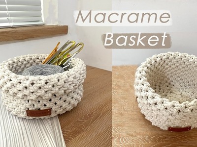 DIY Macrame Basket