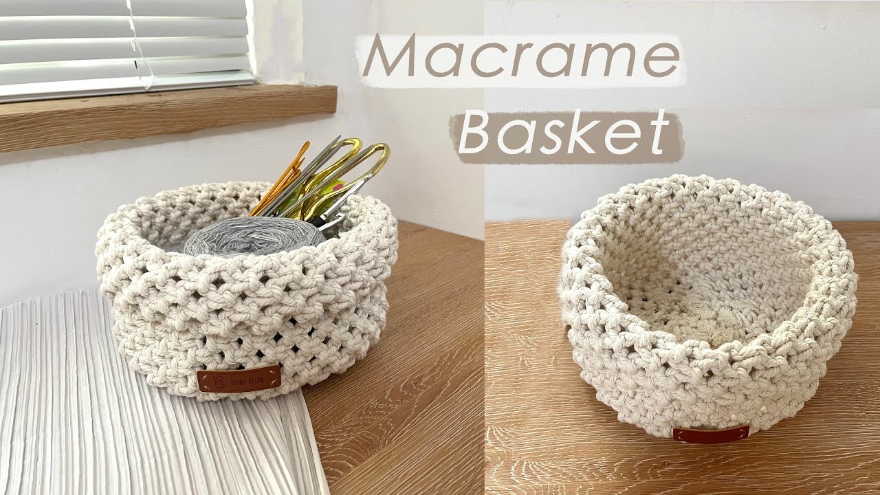 DIY Macrame Basket