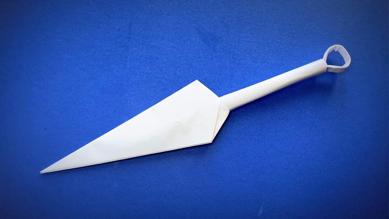 How to Make a Paper Kunai | Origami Kunai Naruto | Paper Knife | Easy Origami ART Paper Crafts