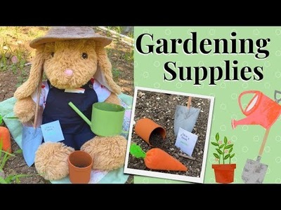 How to Make Gardening Supplies for Stuffed Animals