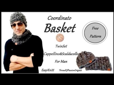 ????Basket???? Coordinato For Man Easy Knitting