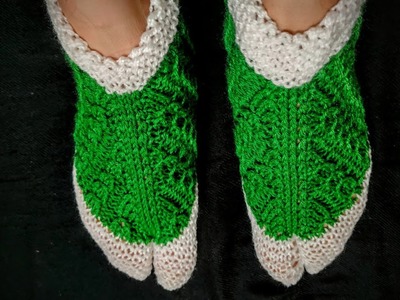 Bhut hi sunder 4-5 no size ladies thumb socks design ????????????