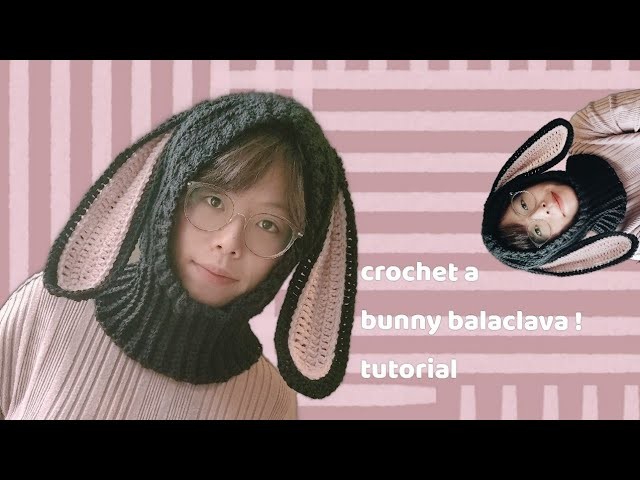 Bunny ear balaclava or just a simple balaclava tutorial part 1 crochet