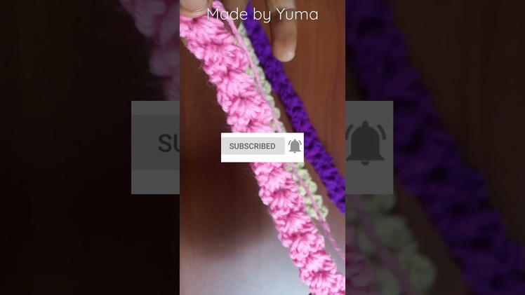 Crochet cord | diy bracelet | crochet headband | crafts | arts | bag handle | free pattern | #shorts