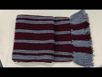 Crochet Muffler (scarf) for men