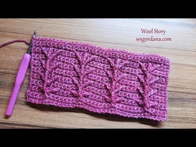 Crochet Pattern Trees Stitches - Heklana mustra
