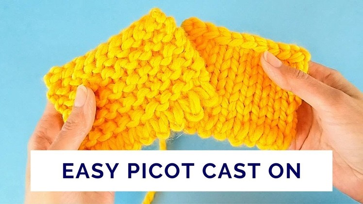 Easy Way to Make Picot Cast On