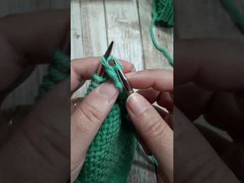 How to Bind Off Purlwise #Shorts