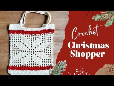 How to crochet Christmas Shopper ❄