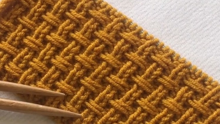 How To Knit  Pattern I Knitting  For  Beginners I İki Şiş Örgü Modelleri