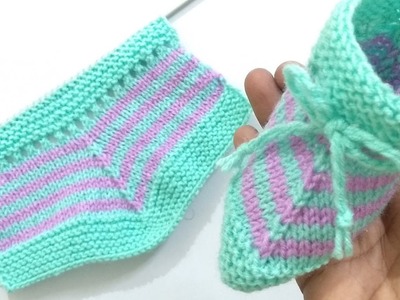 Knitting Baby Shoes , Booties , Boots , Socks
