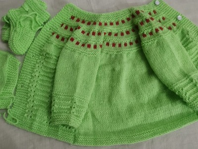 New Born Baby Sweater : Cap : Socks for Measurement (Hind) Jassi Knitting for Baby
