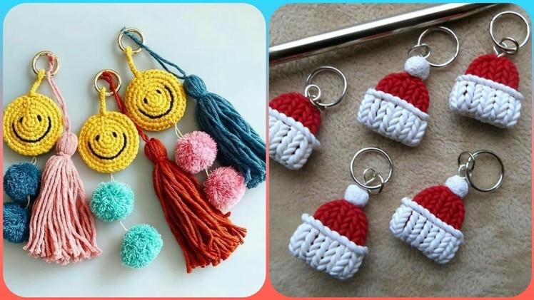 New Gorgeous handmade CROCHET Key chain Patterns | Beautiful knitted keychain Patterns