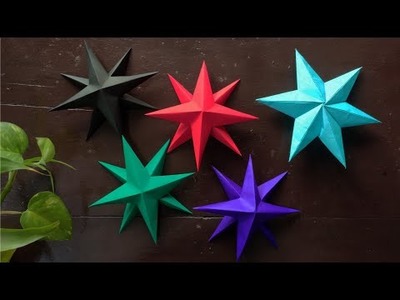 Simple diy stars | origami stars | paper crafts