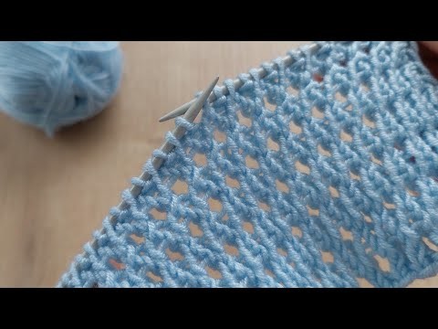 Super Easy Two Stitch Knitting Model