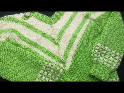 Very beautiful knitting stitch pattern for baby boy cardigan design.sweater design(part2)