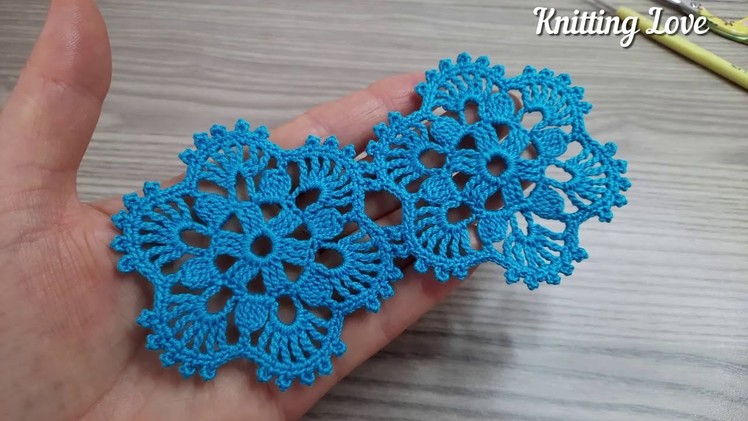 Wonderful Very Beautiful Crochet Pattern Motif knitting Online Tutorial for beginners Tığ işi Örgü 2