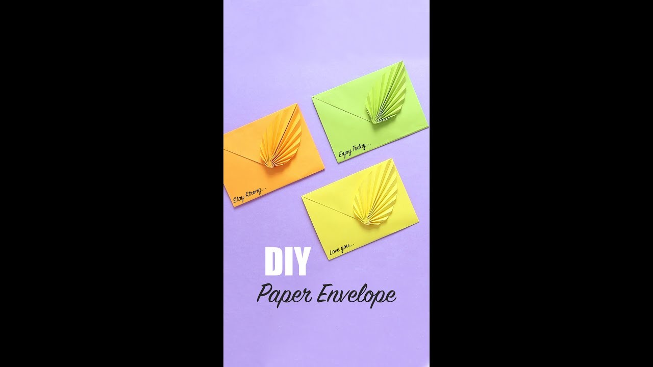 DIY Envelope | Gift Envelope | How to Make Envelope (1-minute video)