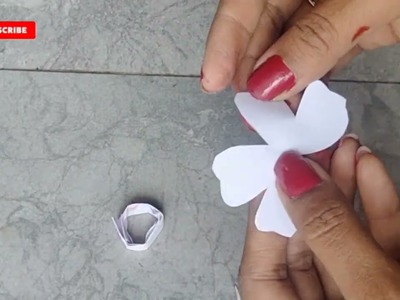 HOW TO MAKE PAPER BUTTERFLY FINGER RING|| DIY PAPER RING|| PAPER CRAFTS||