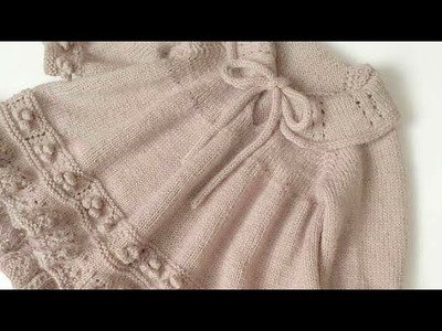 Very Preety Hand Knitting Baby Frocks Design