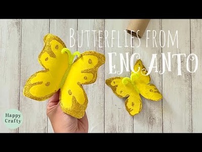 Encanto Craft for Kids - How to Make the Butterflies From Encanto With Paper