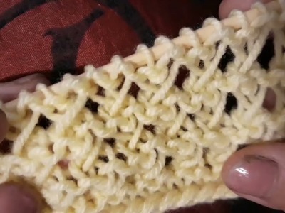 Easy knit.Craft 28:  Nice pattern for Rectangular shawl, scarf.