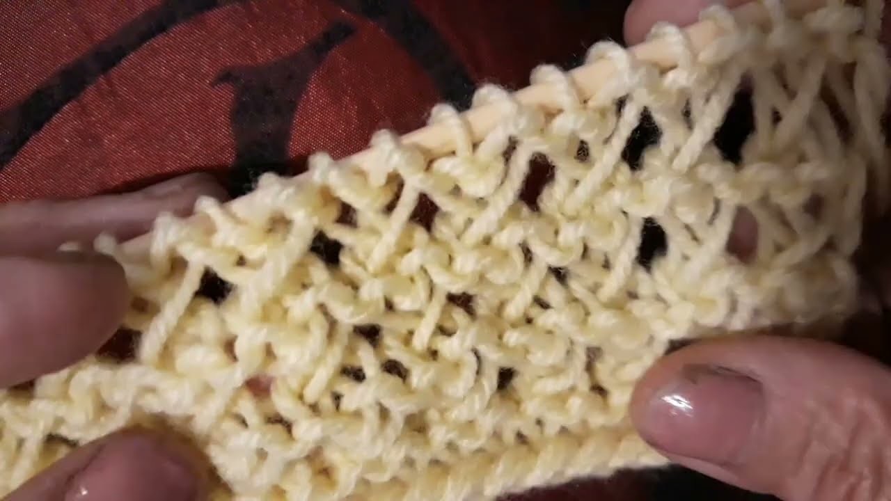 Easy knit.Craft 28:  Nice pattern for Rectangular shawl, scarf.